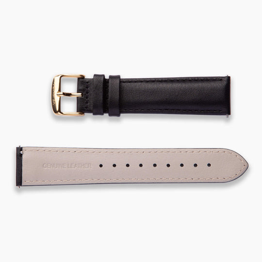Black leather strap | For Automatic watch